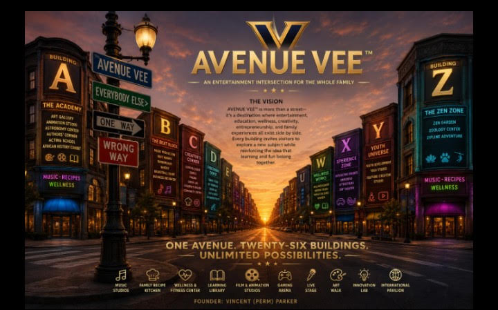 Welcome to Avenue Vee — one avenue, twenty-six buildings, unlimited possibilities.